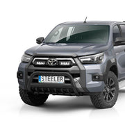 Toyota Hilux 2020-2026 Black A-Bar with Axle Bars